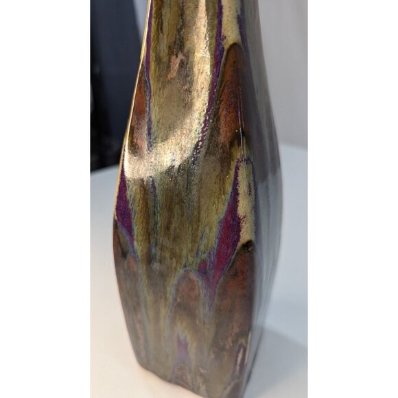 Vintage Drip Glaze Art Pottery Vase - Picture 6 of 6
